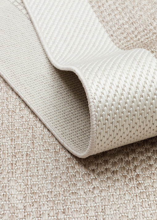 MONO 05 BEIGE CREAM Hav Toz Vermez Kaymaz Tabanlı İnce Halı