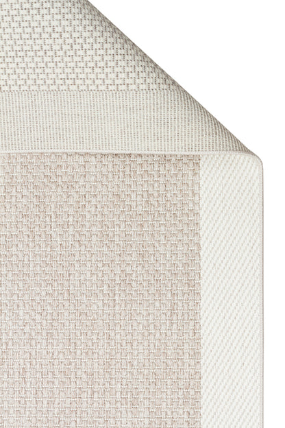 MONO  05 BEIGE CREAM Hav Toz Vermez Kaymaz Tabanlı İnce Halı