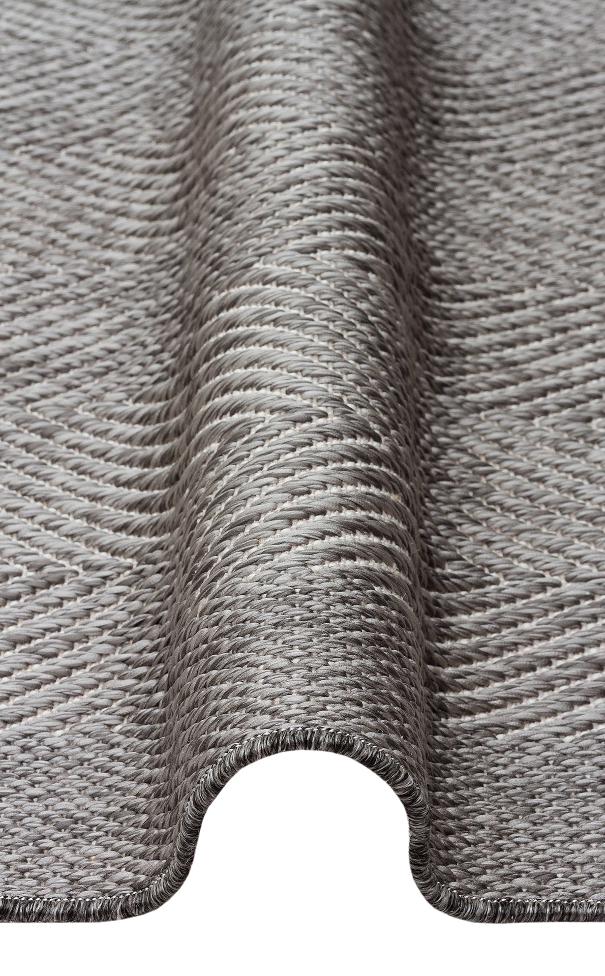 MONO  02 DARK GREY Hav Toz Vermez Kaymaz Tabanlı İnce Halı