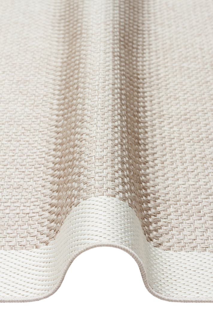 MONO  05 BEIGE CREAM Hav Toz Vermez Kaymaz Tabanlı İnce Halı