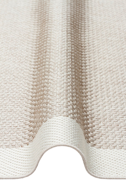 MONO  05 BEIGE CREAM Hav Toz Vermez Kaymaz Tabanlı İnce Halı