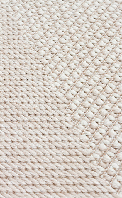 MONO  03 BEIGE Hav Toz Vermez Kaymaz Tabanlı İnce Halı