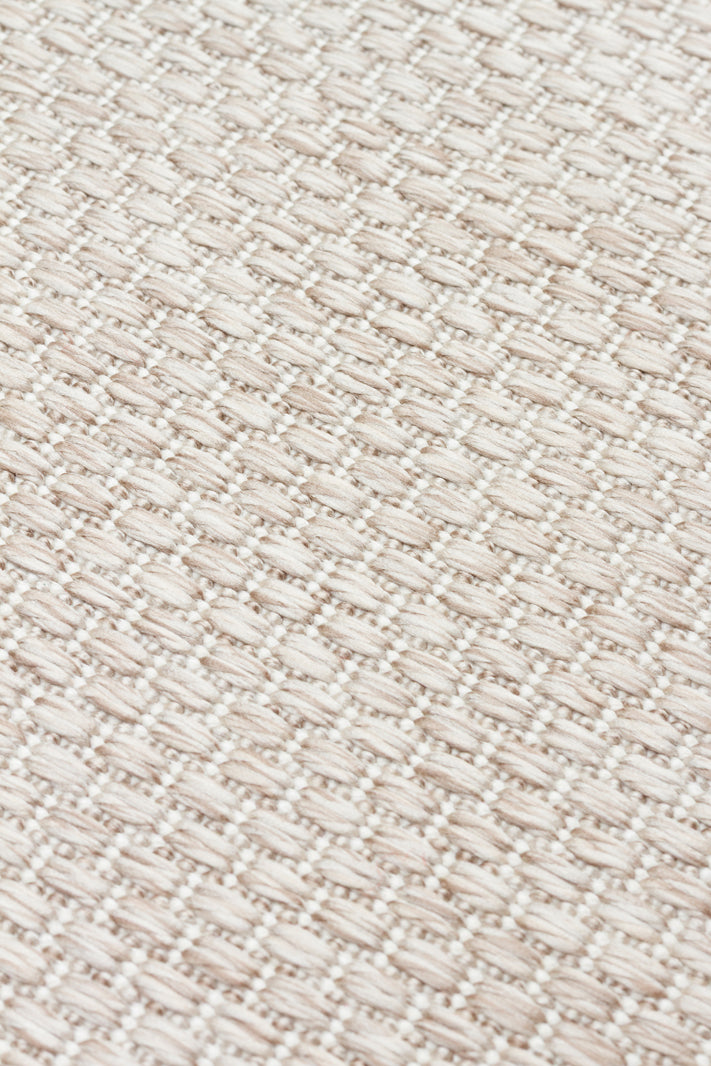 MONO  05 BEIGE CREAM Hav Toz Vermez Kaymaz Tabanlı İnce Halı