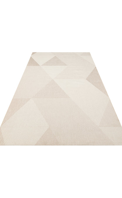 MONO  03 BEIGE Hav Toz Vermez Kaymaz Tabanlı İnce Halı