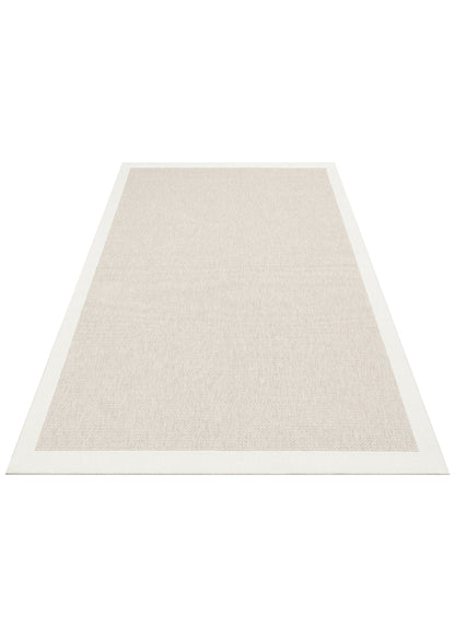 MONO  05 BEIGE CREAM Hav Toz Vermez Kaymaz Tabanlı İnce Halı