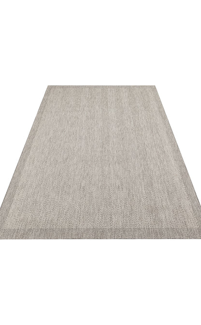 MONO  02 DARK GREY Hav Toz Vermez Kaymaz Tabanlı İnce Halı