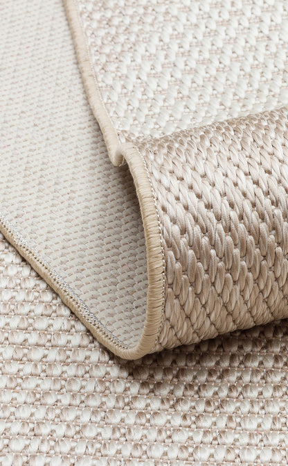 MONO  03 BEIGE Hav Toz Vermez Kaymaz Tabanlı İnce Halı