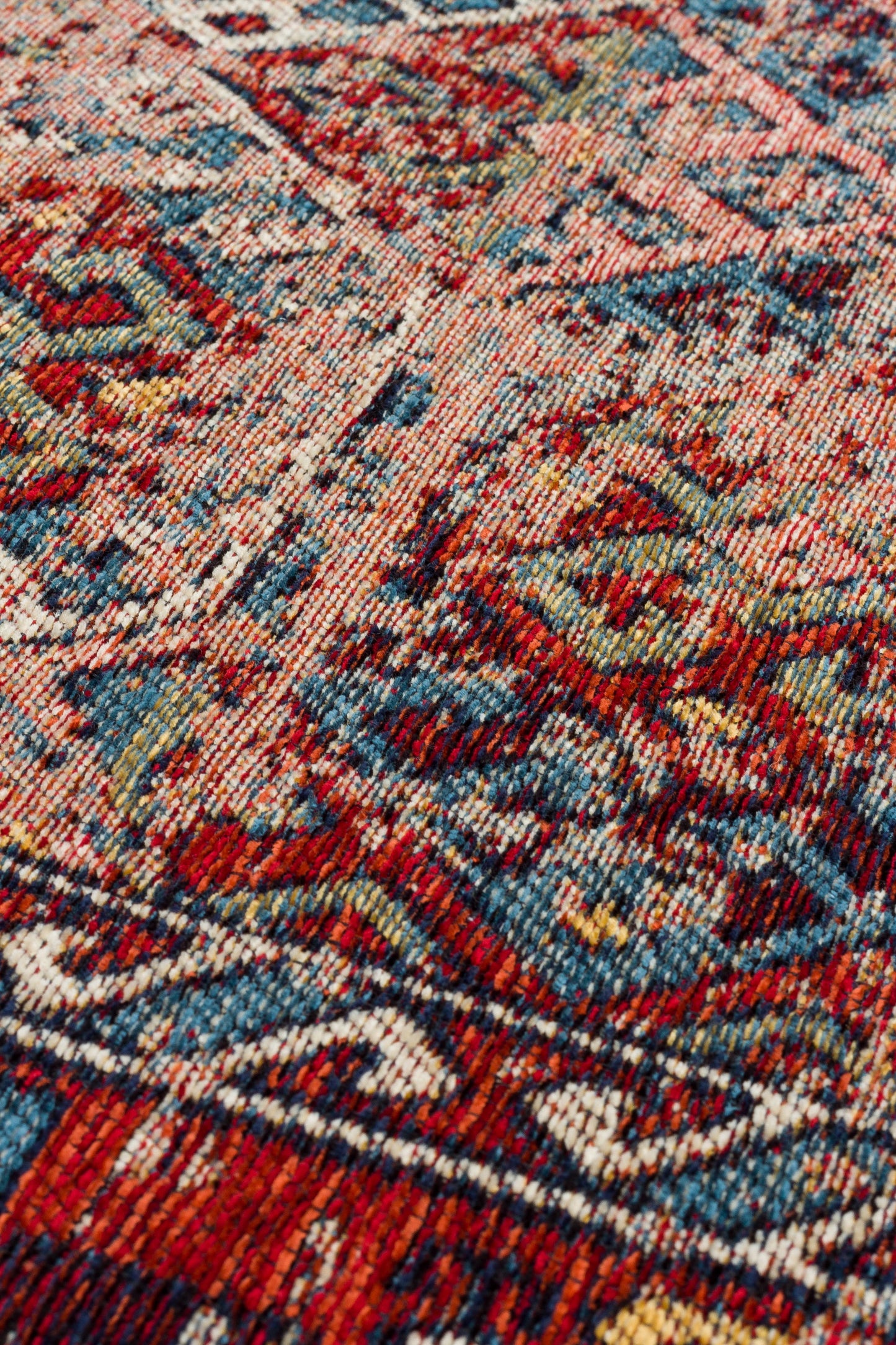 ANADOLU KILIM 03 MULTY Geleneksel Anadolu Motifli Makinede Yıkanabilir Kaymaz Tabanlı Şönil Dokuma Halı