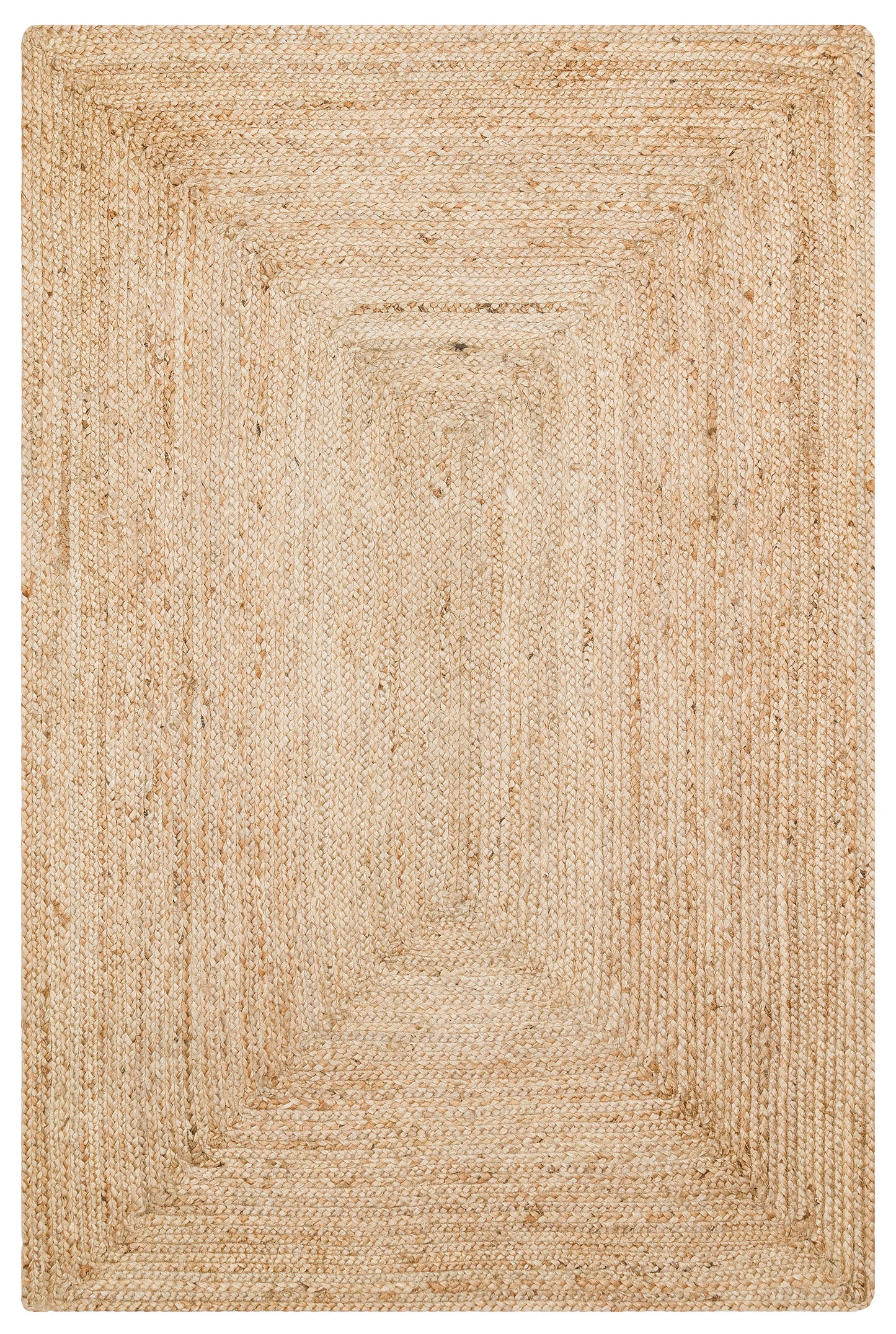 ECHO 10 NATURAL El Dokuma Naturel Bej Jüt Hasır Modern Halı