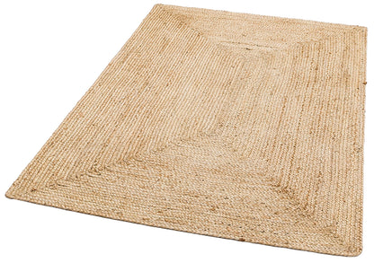 ECHO 10 NATURAL El Dokuma Naturel Bej Jüt Hasır Modern Halı