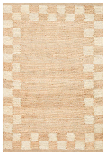 ECHO 13 NATURAL WHITE XW Jüt ile Üretilen El Dokuma Sisal Kilim