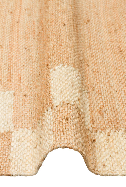 ECHO 13 NATURAL WHITE XW Jüt ile Üretilen El Dokuma Sisal Kilim