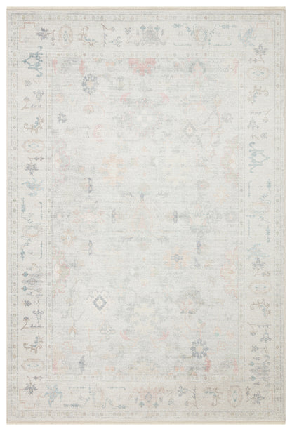 GRACE  02 SKY Pastel Tonlara Sahip Vintage Desenli Şık Salon Halısı