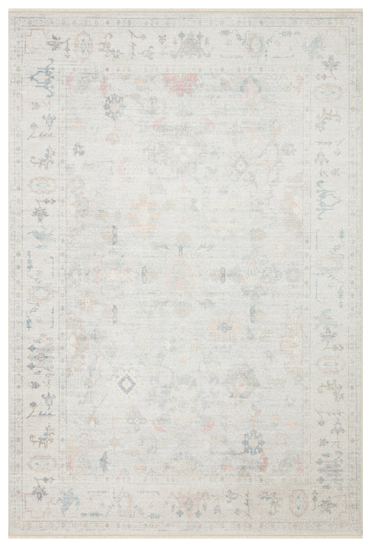 GRACE  02 SKY Pastel Tonlara Sahip Vintage Desenli Şık Salon Halısı