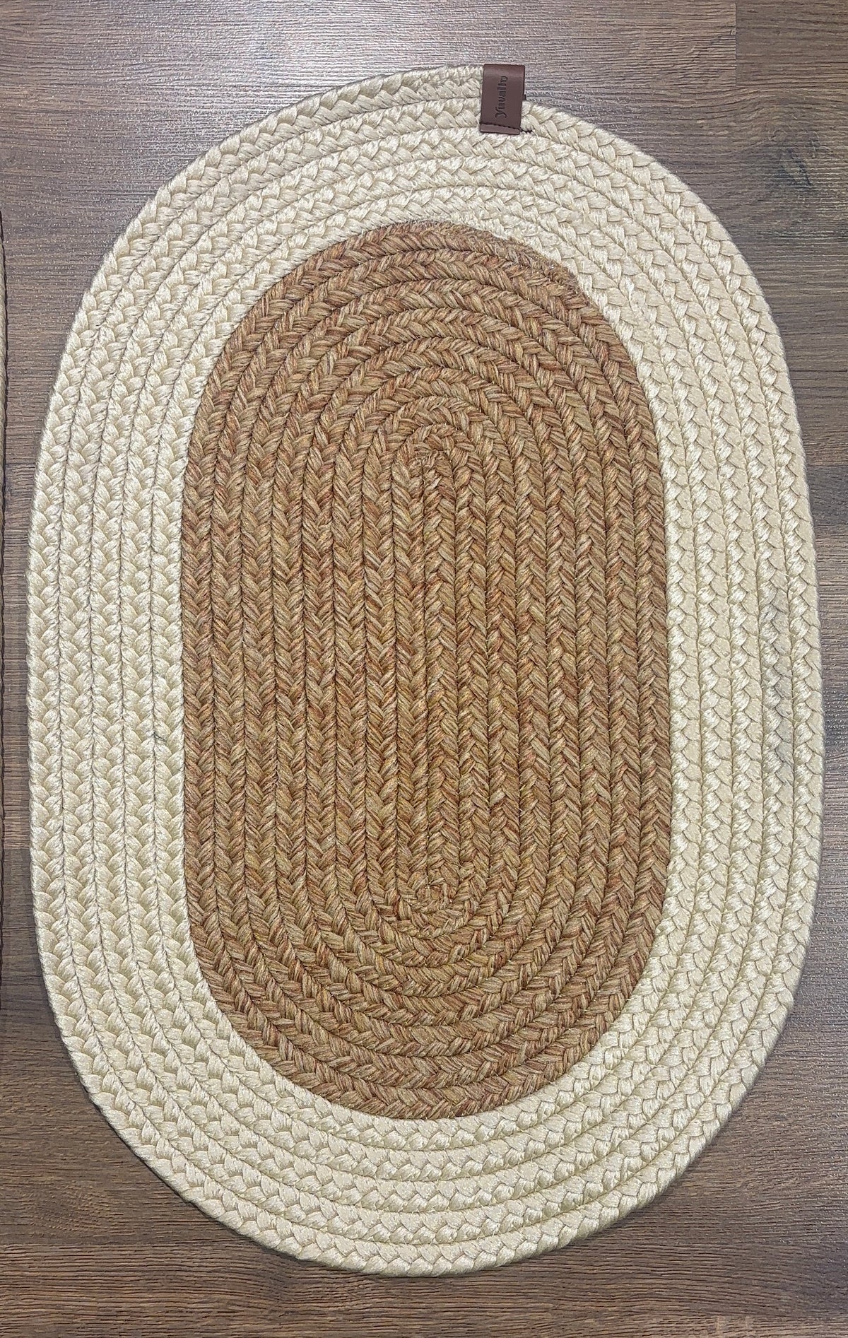 Patna Natural White Jüt Hasır Örgü Banyo Paspası Takımı ,Yıkanabilir Banyo Halısı Klozet Takım