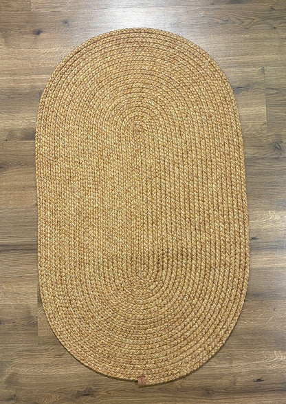 Patna Natural  Jüt Hasır Örgü Banyo Paspası Takımı ,Yıkanabilir Banyo Halısı Klozet Takım