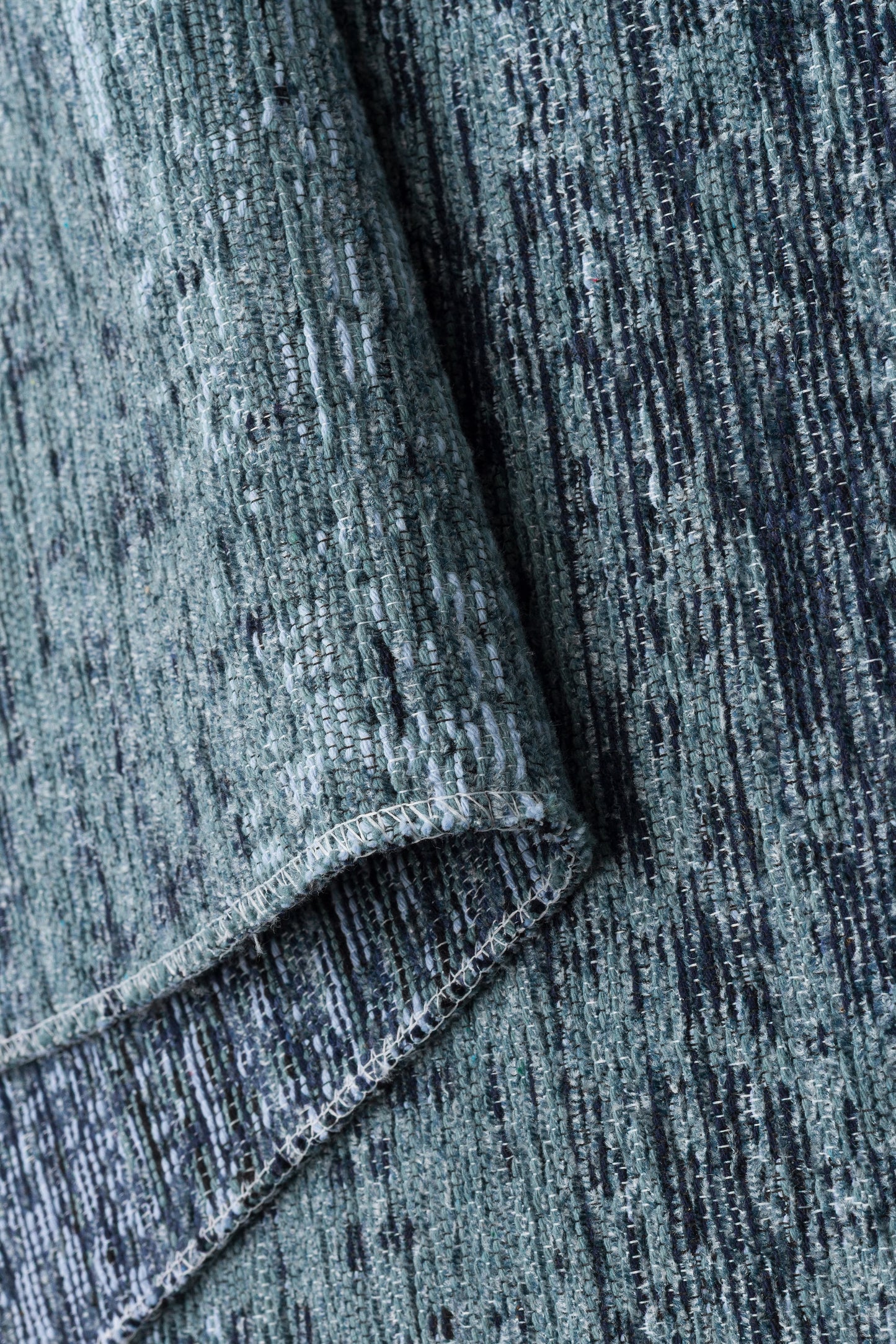 KUTNU KİLİM  01 ANTRASIT BLUE  Ombre Renk Geçişli Makinede Yıkanabilir Çift Taraflı Modern Kilim