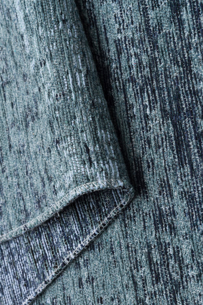 KUTNU KİLİM  01 ANTRASIT BLUE  Ombre Renk Geçişli Makinede Yıkanabilir Çift Taraflı Modern Kilim