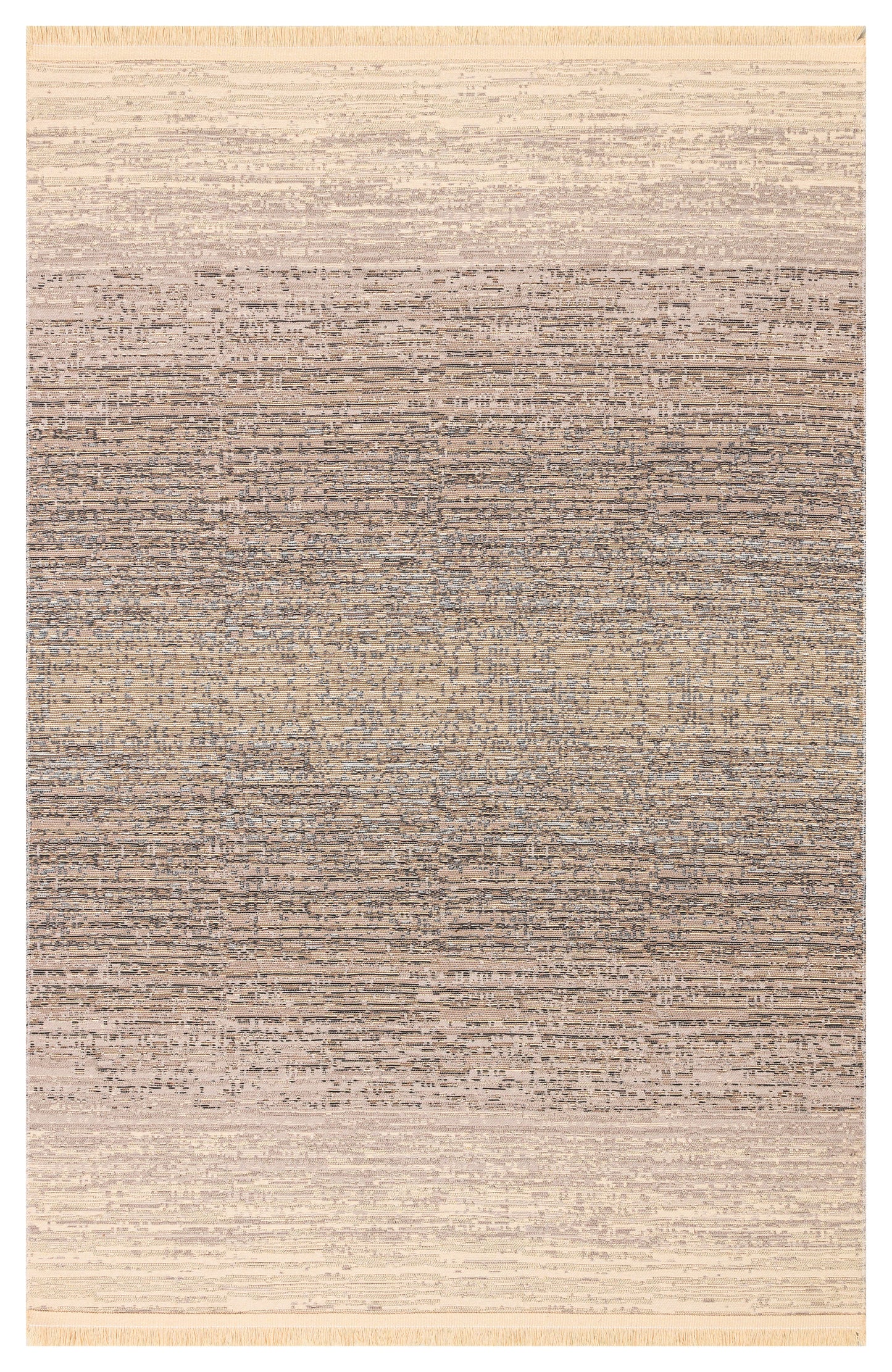 KUTNU KİLİM  01 MARINE BEIGE Ombre Renk Geçişli Makinede Yıkanabilir Çift Taraflı Modern Kilim