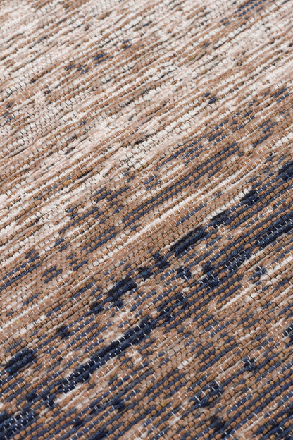 KUTNU KİLİM  01 MARINE BEIGE Ombre Renk Geçişli Makinede Yıkanabilir Çift Taraflı Modern Kilim