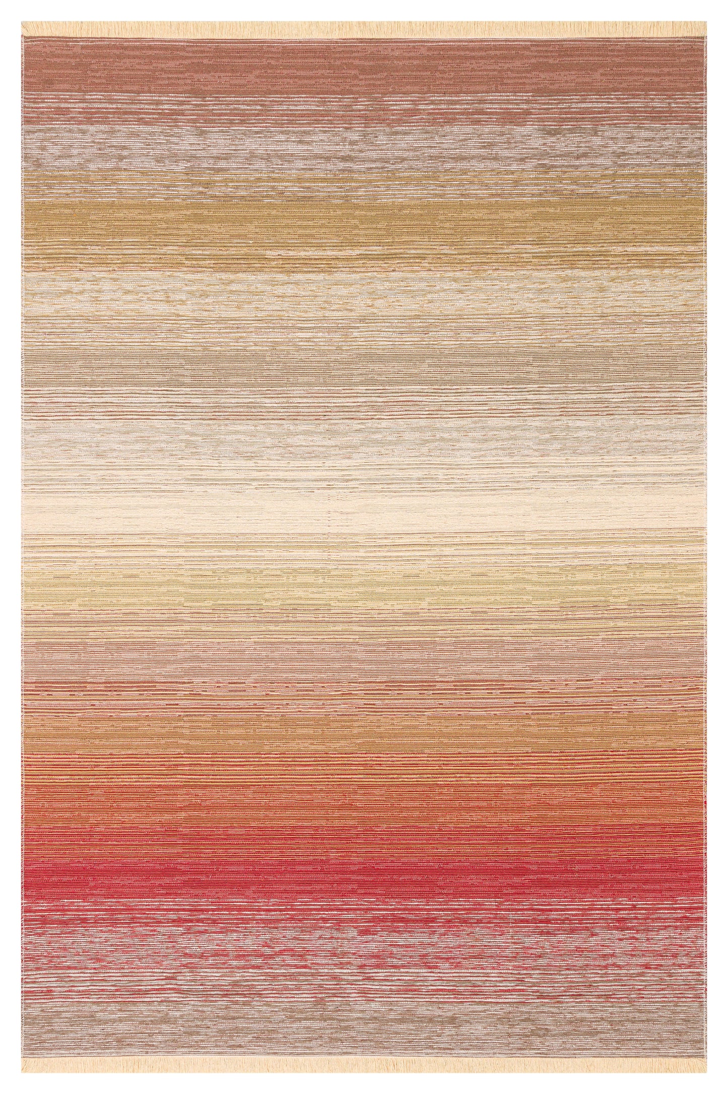 KUTNU KİLİM NATURAL TERRA Ombre Renk Geçişli Yıkanabilir ÇiftTaraflı  Modern Kilim