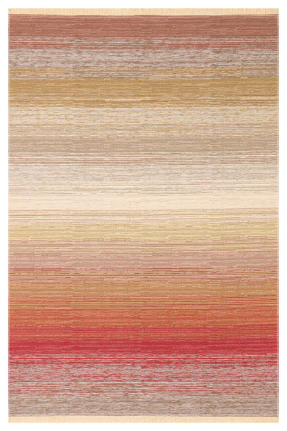 KUTNU KİLİM NATURAL TERRA Ombre Renk Geçişli Yıkanabilir ÇiftTaraflı  Modern Kilim