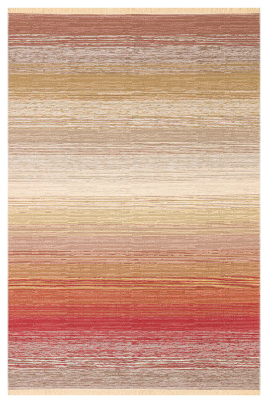 KUTNU KİLİM NATURAL TERRA Ombre Renk Geçişli Yıkanabilir ÇiftTaraflı  Modern Kilim