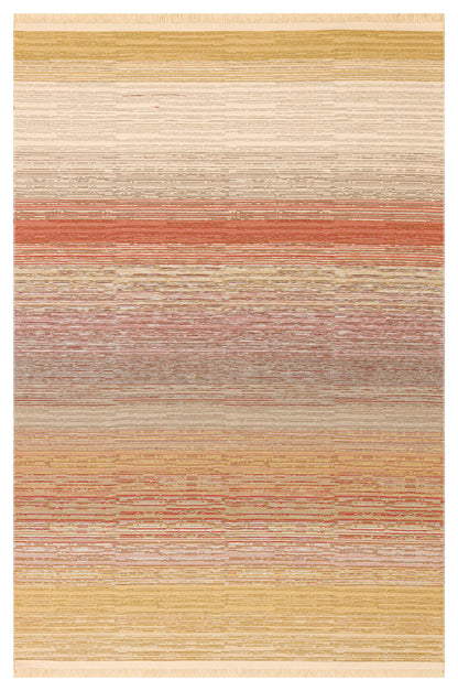 KUTNU KİLİM NATURAL TERRA Ombre Renk Geçişli Yıkanabilir ÇiftTaraflı  Modern Kilim