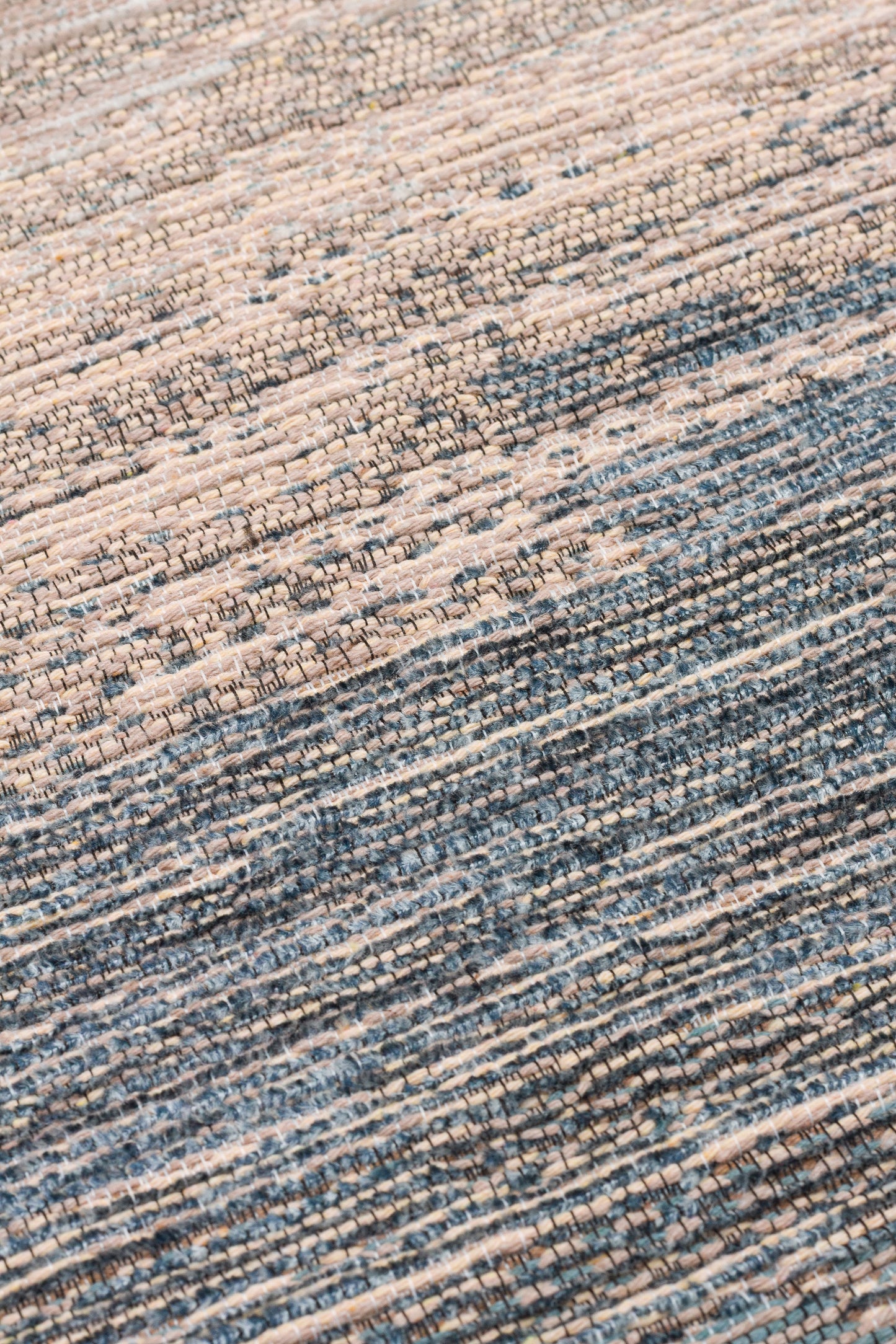 KUTNU KİLİM 03 BEIGE BLUE  Ombre Renk Geçişli Yıkanabilir Çift Taraflı Modern Kilim