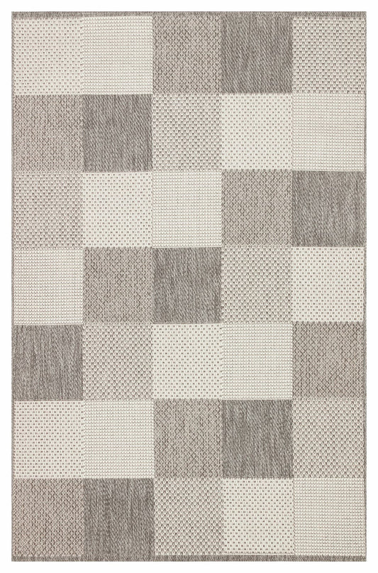 MONO  01 GREY  Hav Toz Vermez Kaymaz Tabanlı İnce Modern Mutfak Halısı