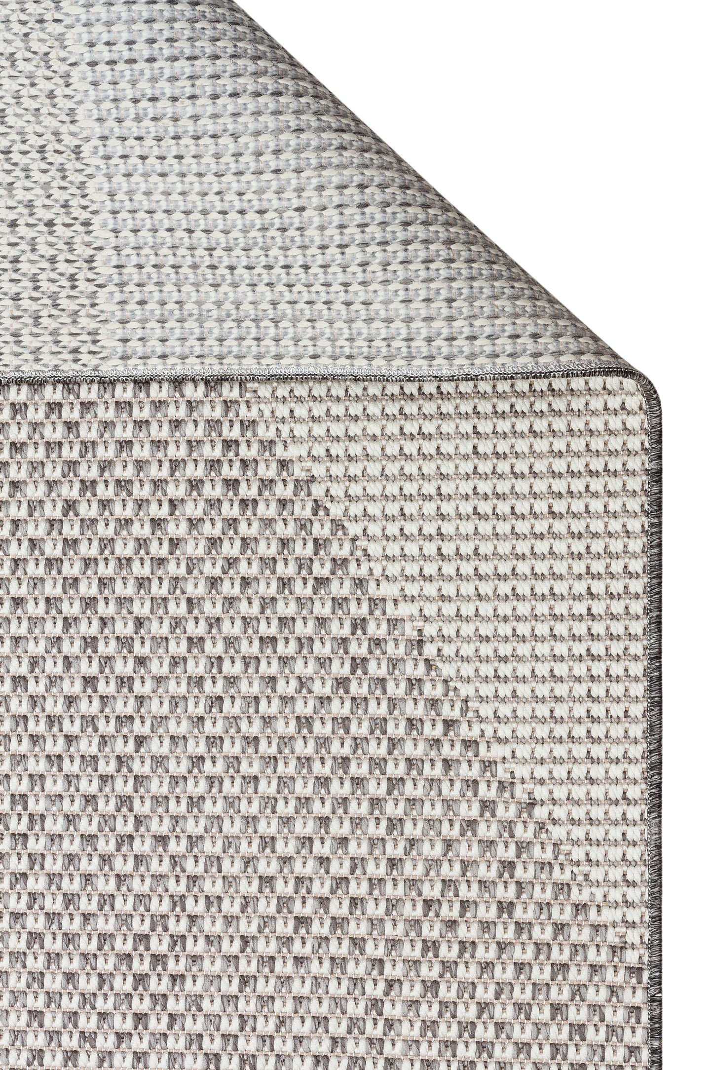 MONO 03 GREY  Hav Toz Vermez Kaymaz Tabanlı İnce Modern Mutfak Halısı