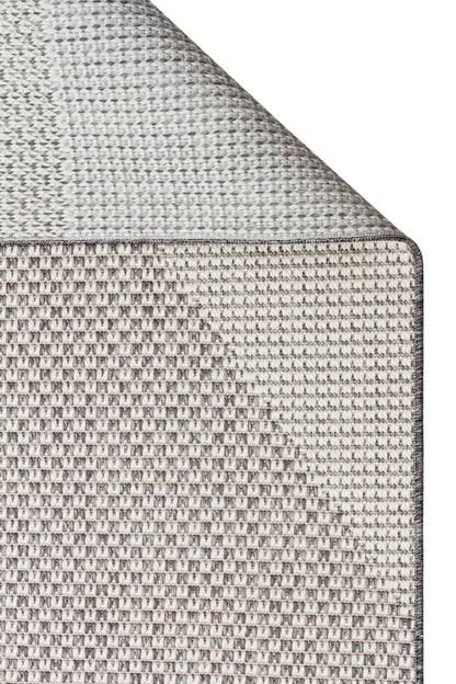 MONO 03 GREY  Hav Toz Vermez Kaymaz Tabanlı İnce Modern Mutfak Halısı