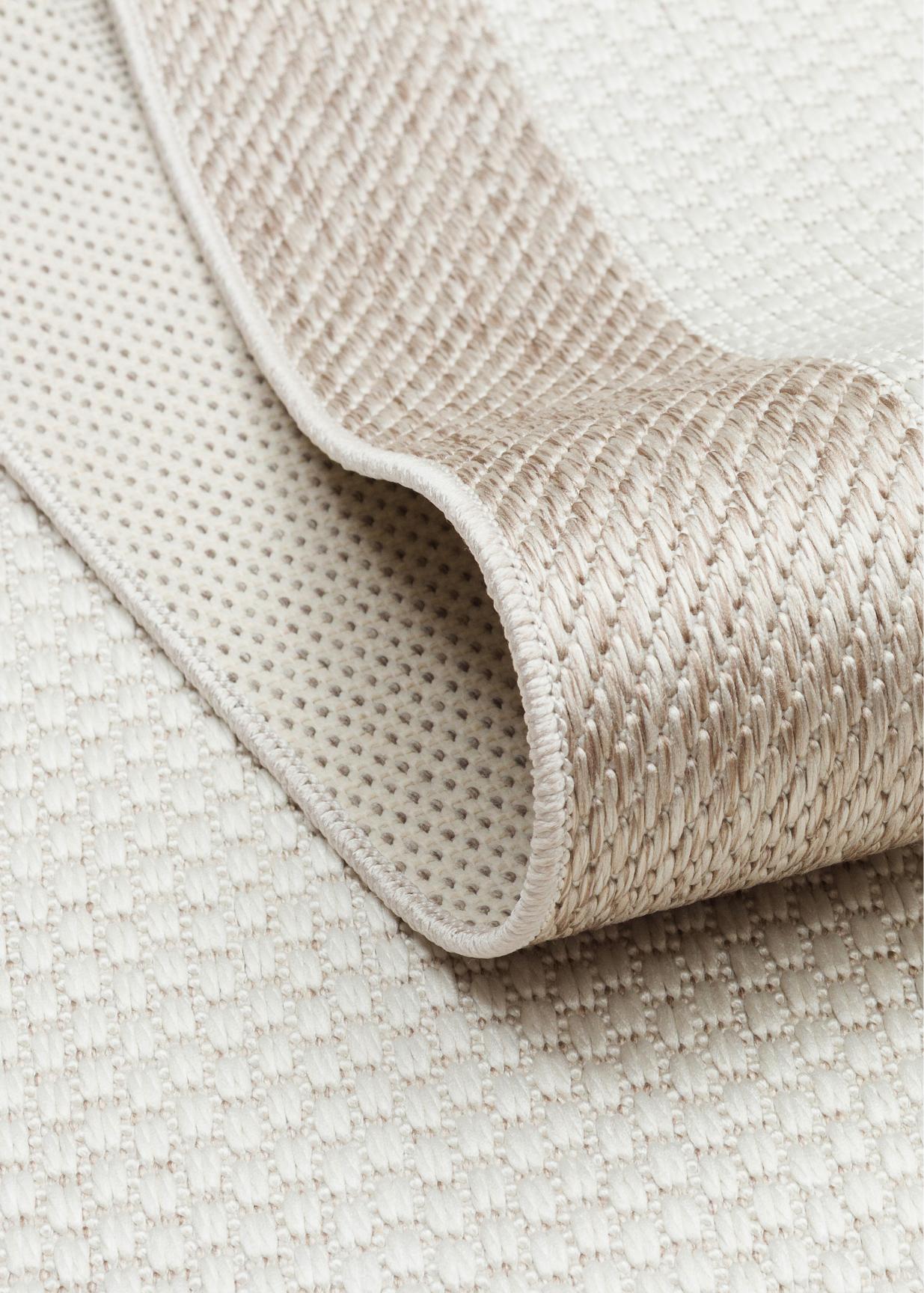 MONO  05 CREAM BEIGE Hav Toz Vermez Kaymaz Tabanlı İnce Halı