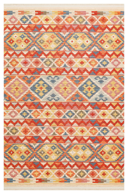 NOMAD  02 AQUA Makinede  Yıkanabilir  Çift Taraflı Otantik Dokuma  Kilim