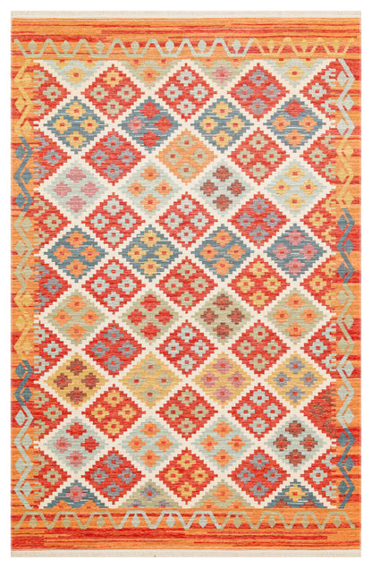 NOMAD 05 TERRA Makinede  Yıkanabilir  Çift Taraflı Otantik Dokuma  Kilim