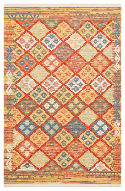 NOMAD 05 TERRA Makinede  Yıkanabilir  Çift Taraflı Otantik Dokuma  Kilim