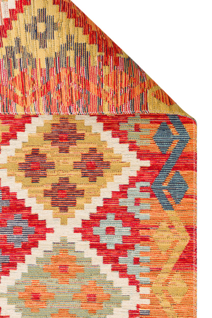 NOMAD 05 TERRA Makinede  Yıkanabilir  Çift Taraflı Otantik Dokuma  Kilim