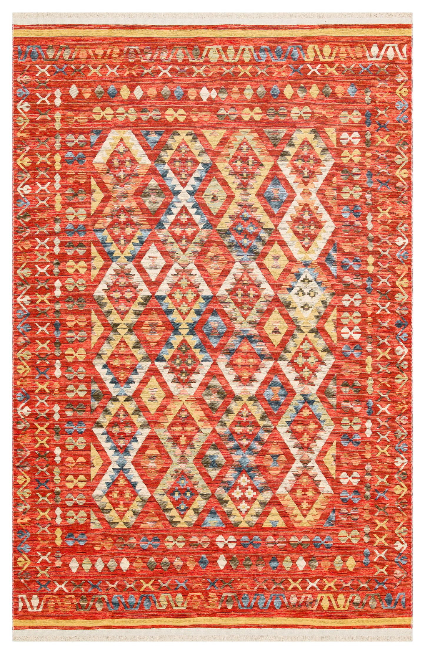 NOMAD 08 LIGHT MULTY  Makinede  Yıkanabilir Çift Taraflı Otantik Dokuma Kilim