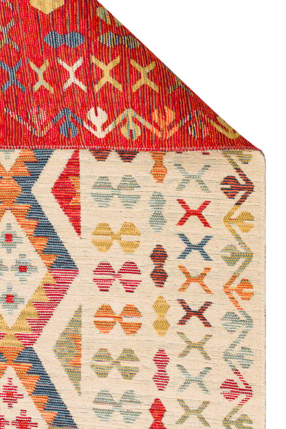 NOMAD 08 LIGHT MULTY  Makinede  Yıkanabilir Çift Taraflı Otantik Dokuma Kilim