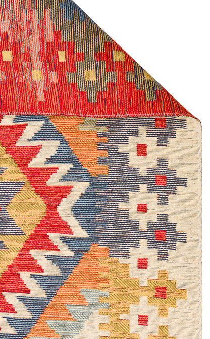 NOMAD 09 LIGHT MULTY  Makinede  Yıkanabilir Çift Taraflı Otantik Dokuma Kilim