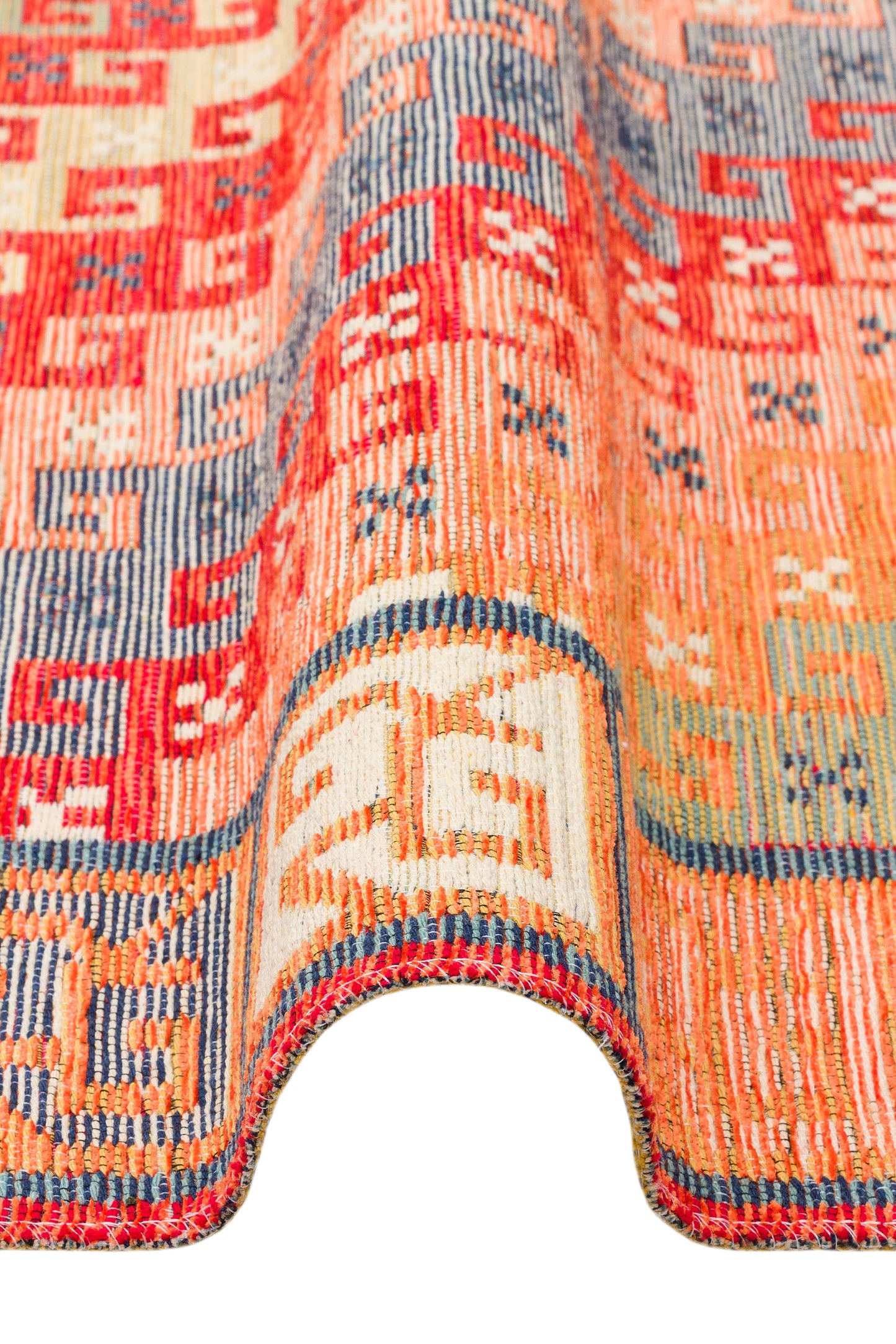 NOMAD  11 TERRA Makinede  Yıkanabilir Çift Taraflı Otantik Dokuma Kilim