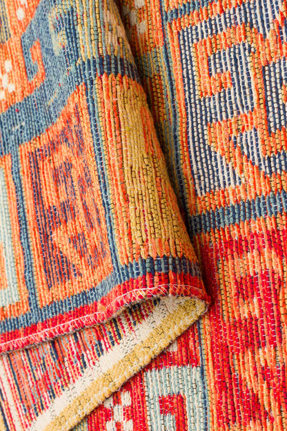 NOMAD  11 TERRA Makinede  Yıkanabilir Çift Taraflı Otantik Dokuma Kilim