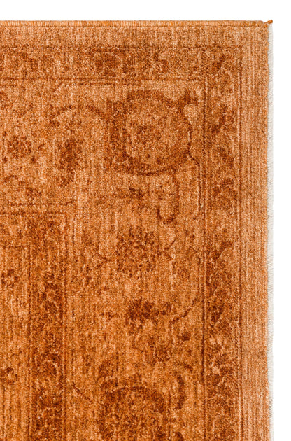 SHIRAZ  03 TERRA Vintage Eskitme Desenli Modern Yumuşak Dokulu Makine Halısı