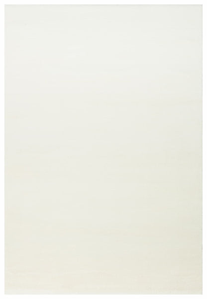 ZEN  01 White  Hav Toz Vermez Yumuşak Tuşeli Zarif Tek Renkli Beyaz Makine Halısı