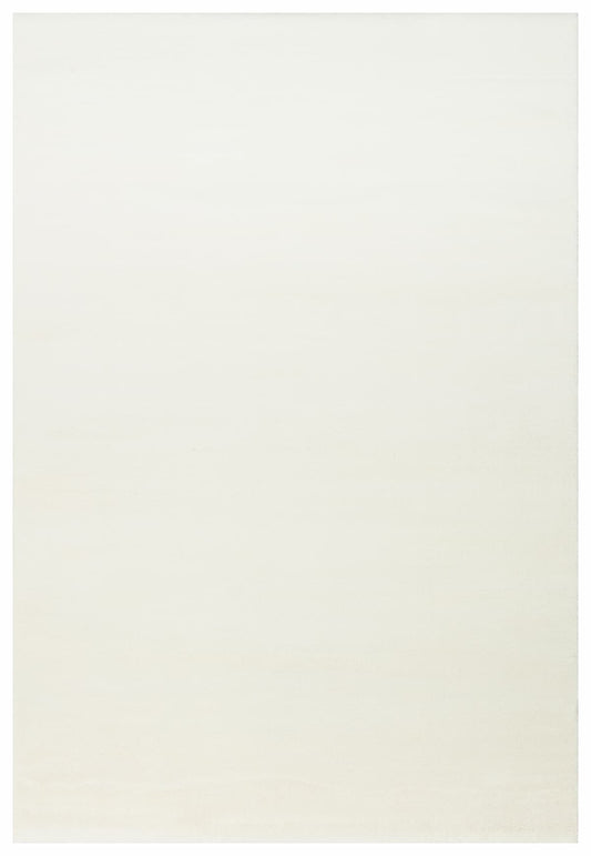 ZEN  01 White  Hav Toz Vermez Yumuşak Tuşeli Zarif Tek Renkli Beyaz Makine Halısı