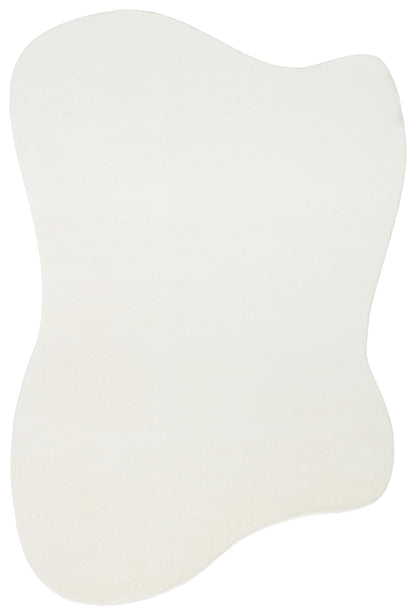 ZEN AMORF 01 WHITE Hav Toz Vermez Yumuşak Tuşeli Zarif Makine Halısı