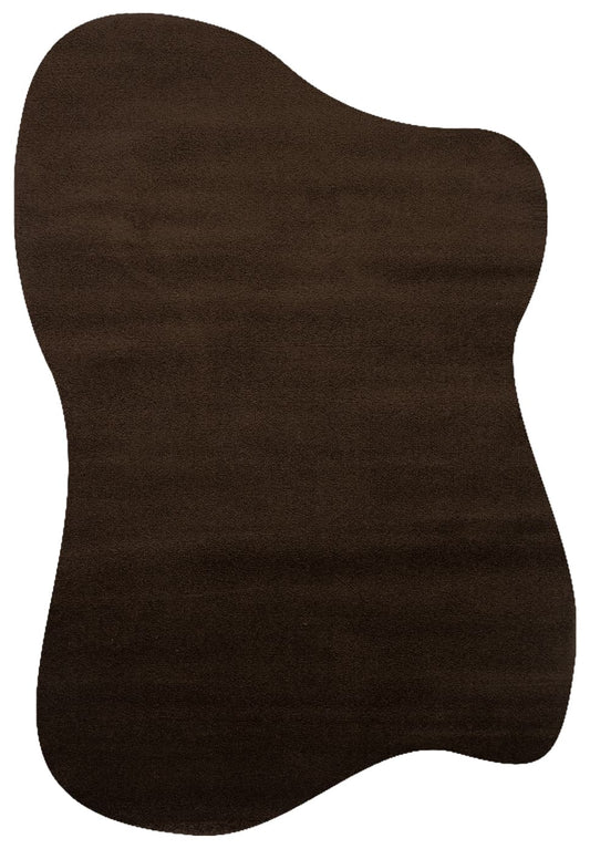 ZEN AMORF 01 BROWN Hav Toz Vermez Yumuşak Tuşeli Zarif Tek Renk Kahverengi Makine Halısı
