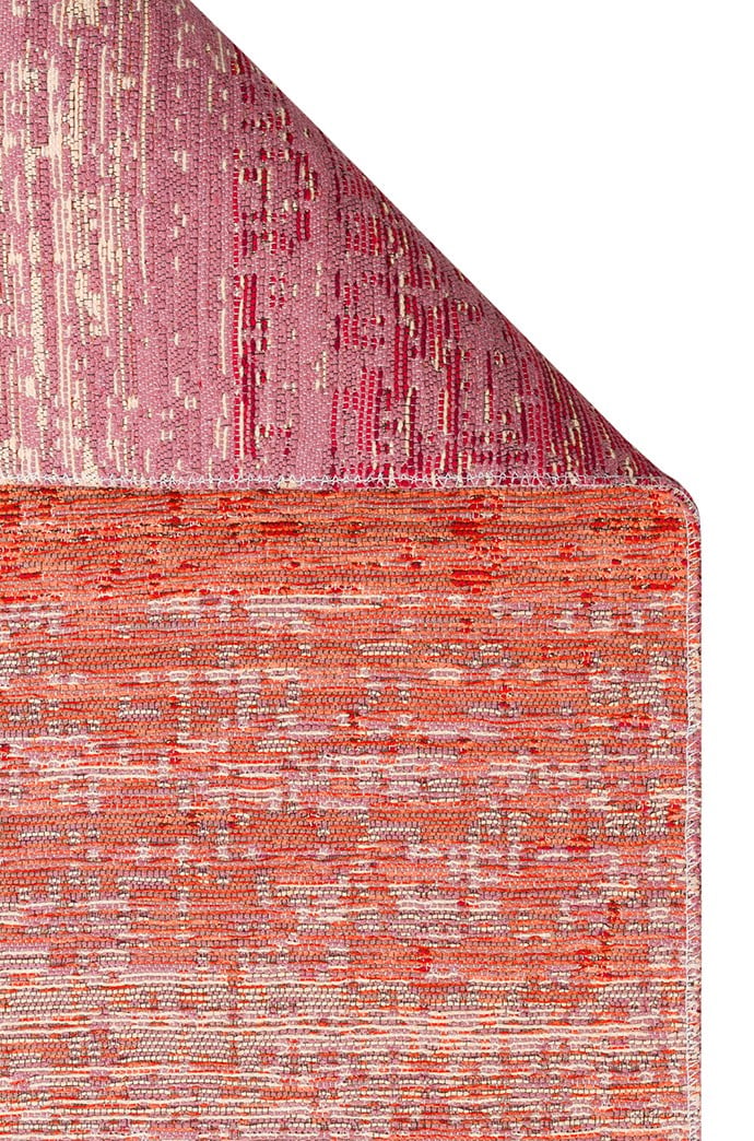 KUTNU KILIM 01 TERRA PINK Modern Ombre Renk Geçişli Yıkanabilir Çift Taraflı Kilim